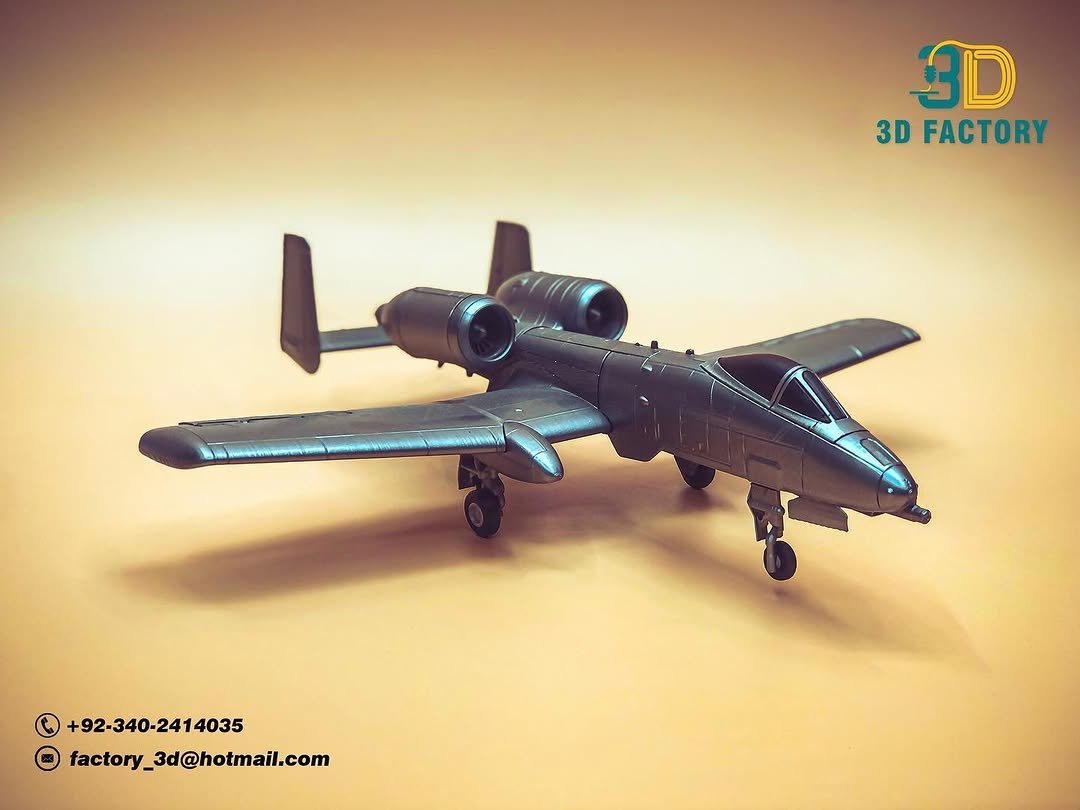 3D printed A10 Warthog model